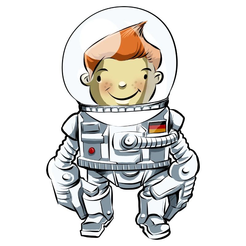 Junger Astronaut
