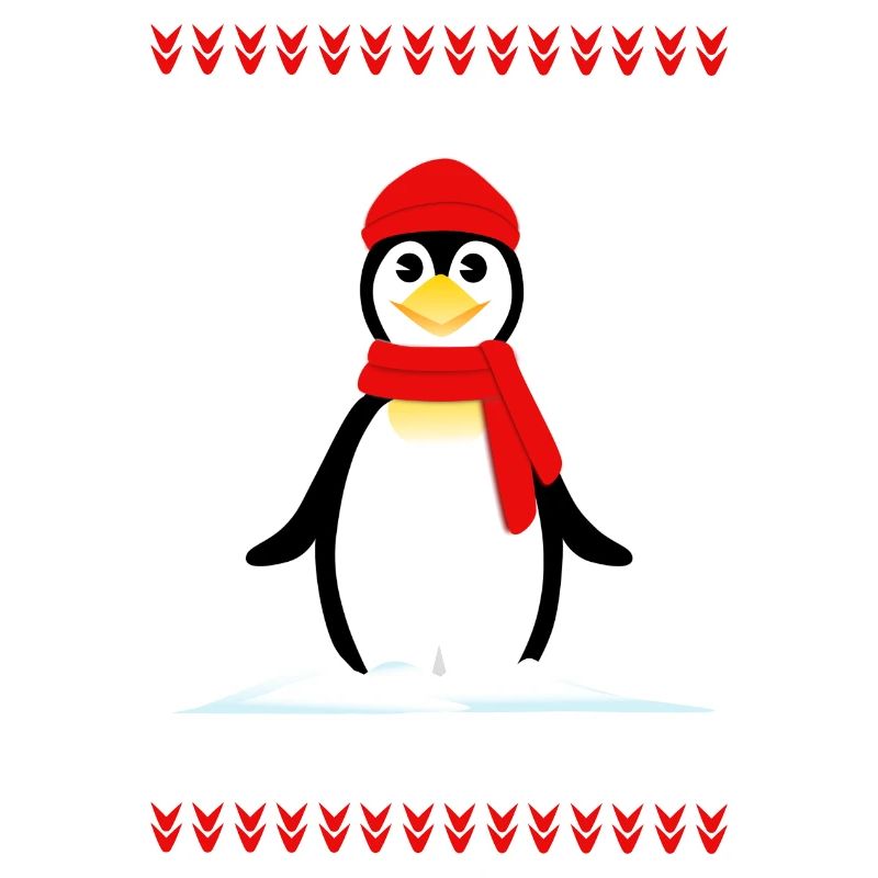 Pingouin Noël Hiver