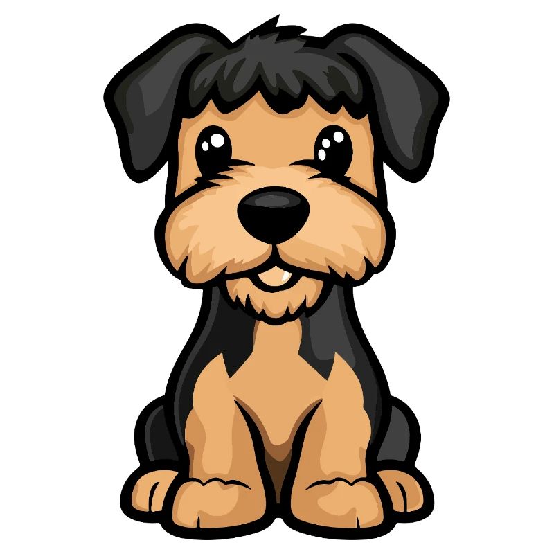Airedale Terrier Dog Cute