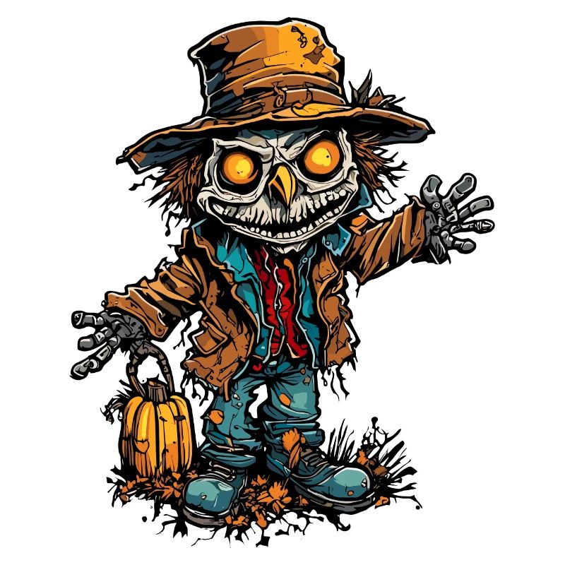 Vogelscheuche / Erntehelfer / Maisfeld / Feld