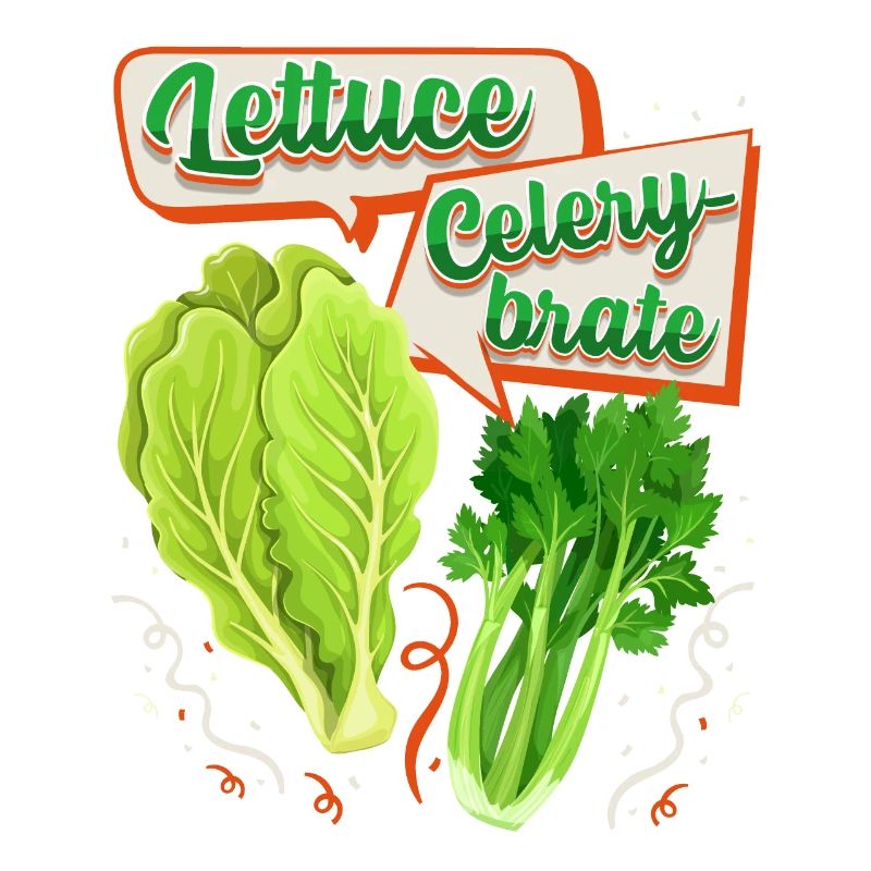 Céleri, salade drôle de dicton, jeu de mots