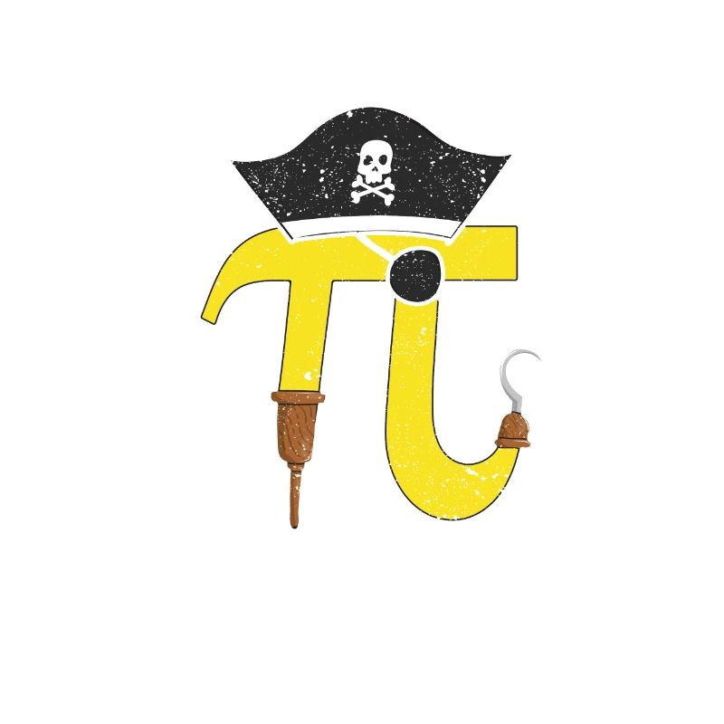 Pi Day Pirate Math Geek Math Numéro Nerd