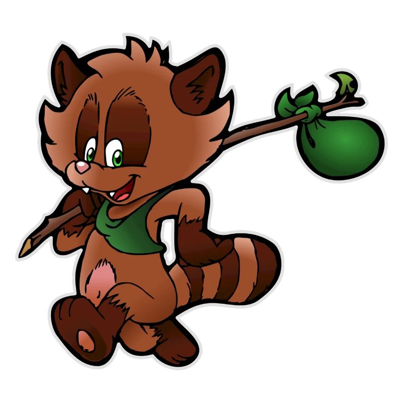 Raccoon comic