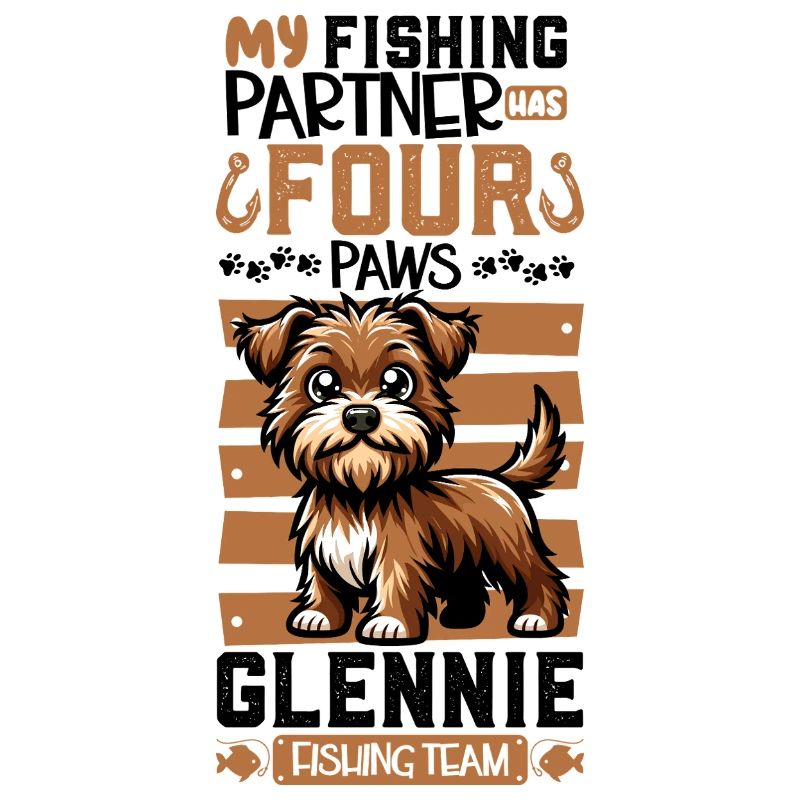 Pêche et Irish Glen d’Imaal Terrier