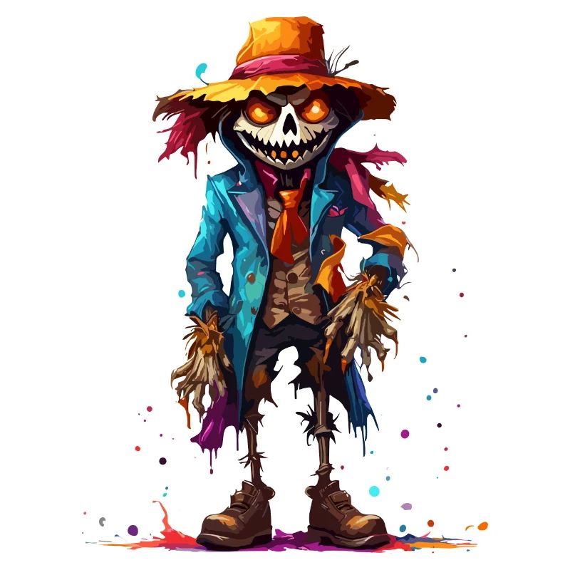 Vogelscheuche / Erntehelfer / Maisfeld / Feld