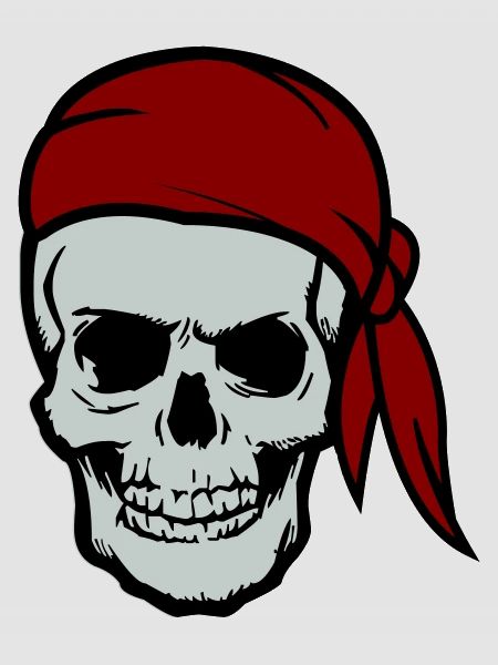 crâne pirate