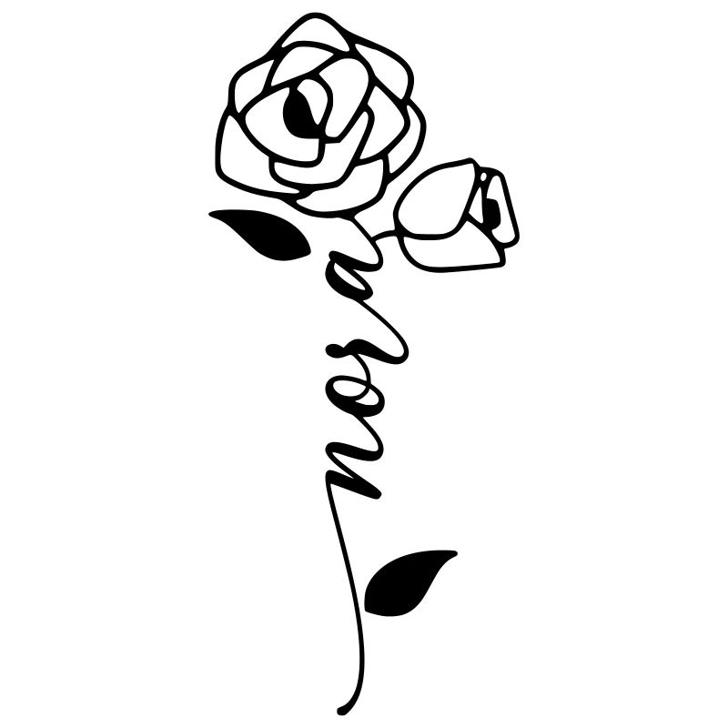 Nora Surname First Name Name Flower