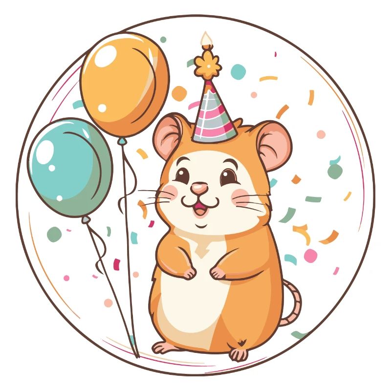 Hamster Geburtstag Comic