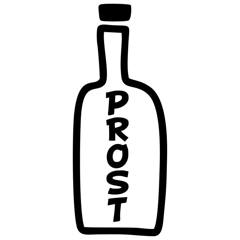 Flasche Prost