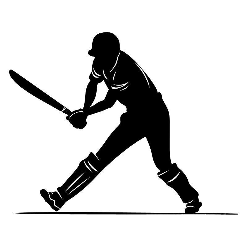 Cricket Sport Silhouette