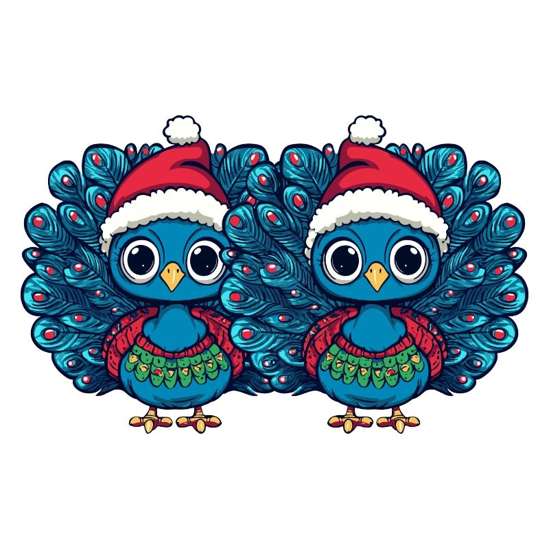 L’équipe de Noël de Peacock Bird