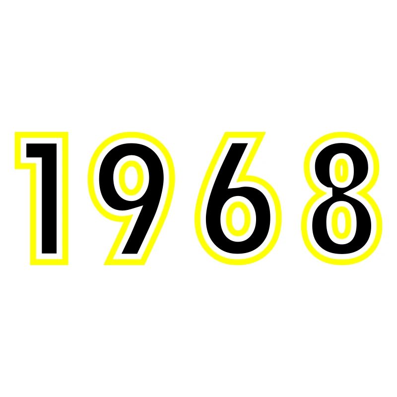 1968 Year Birthday