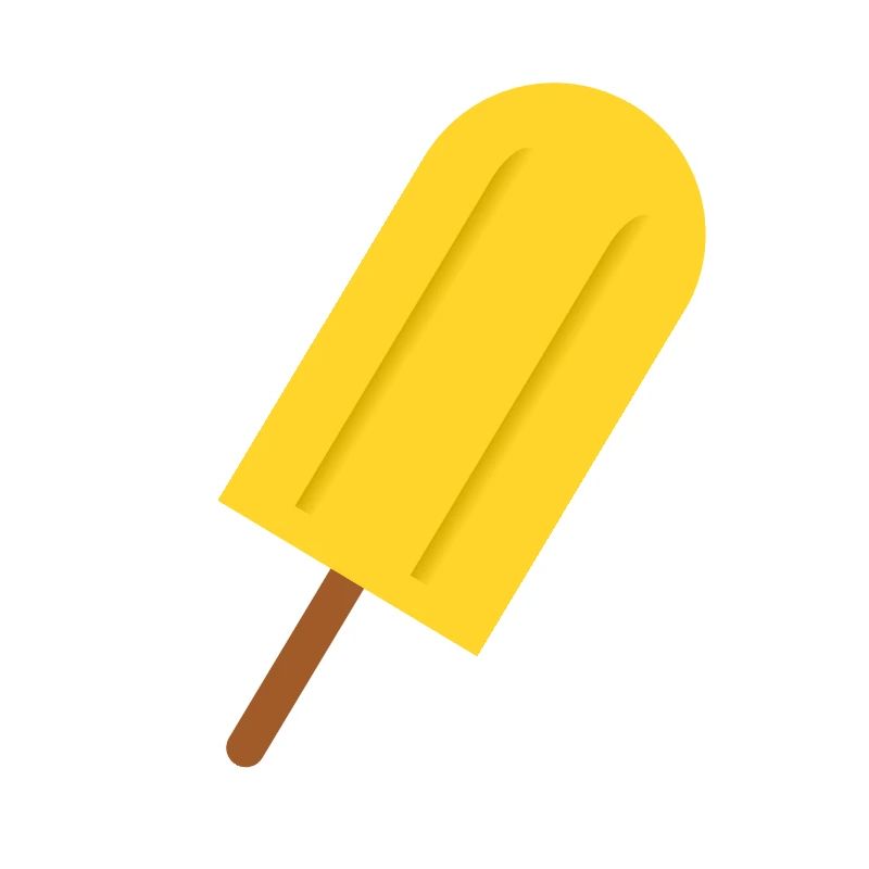 Eis am Stiel im Comicstyle Sommer