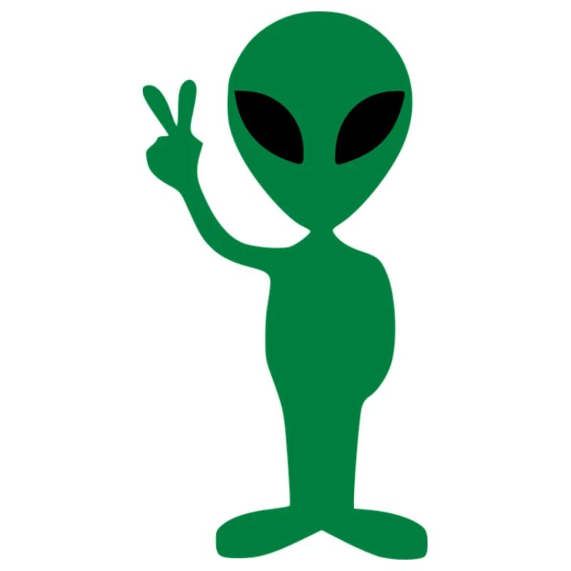 Peace alien