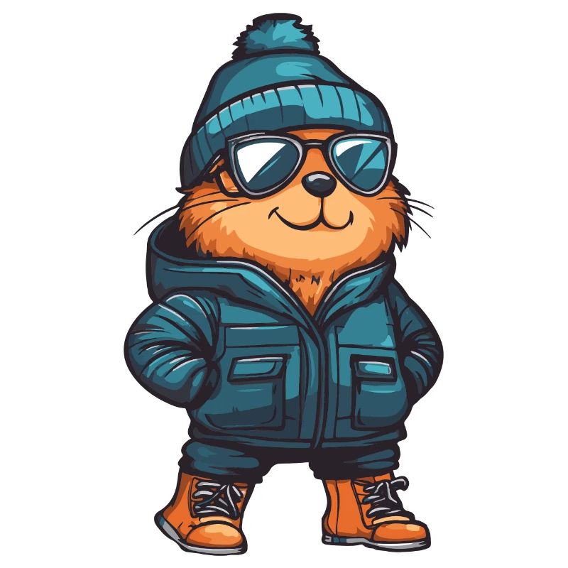Biber Winter Comic