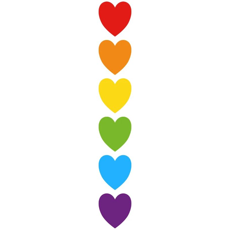 Pride Regenbogenherzen