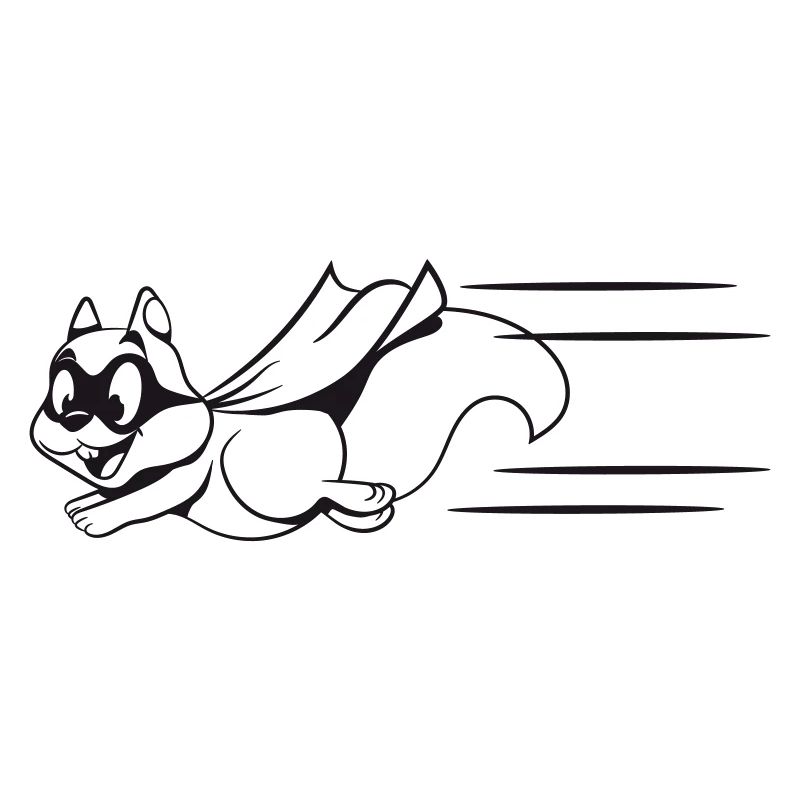Eichhörnchen super held