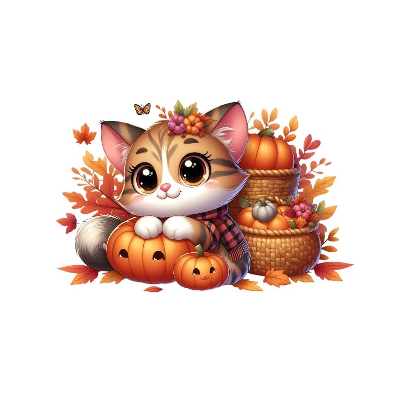 Herbst Katze 2
