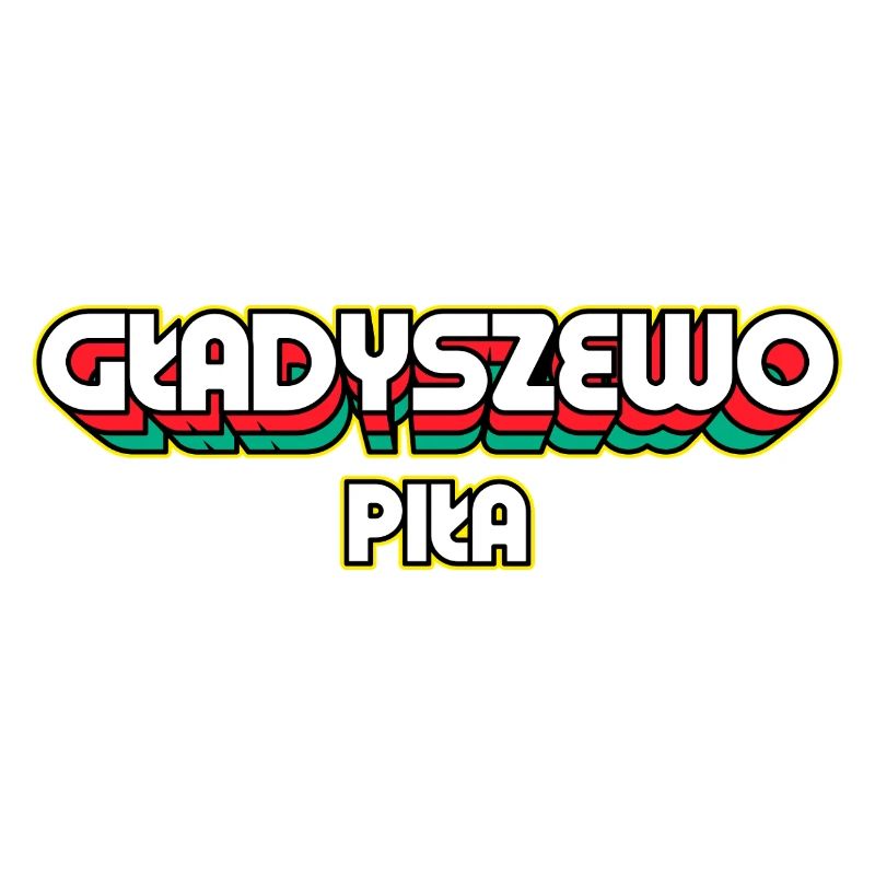 Gładyszewo Piła. Nom du district rétro