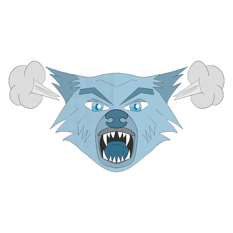 Wütender Wolf