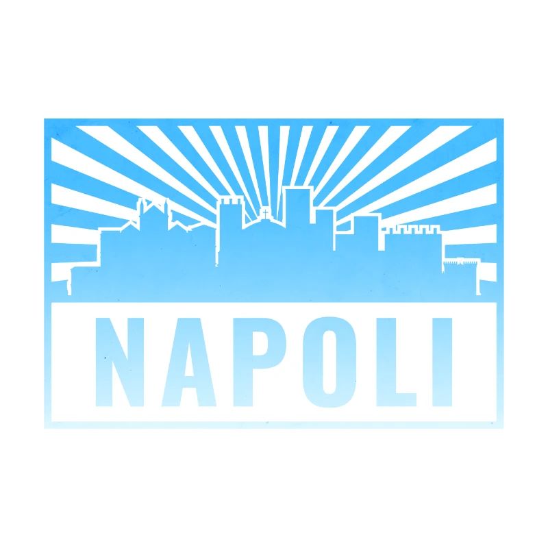 Napoli Skyline Sonnenstrahlen