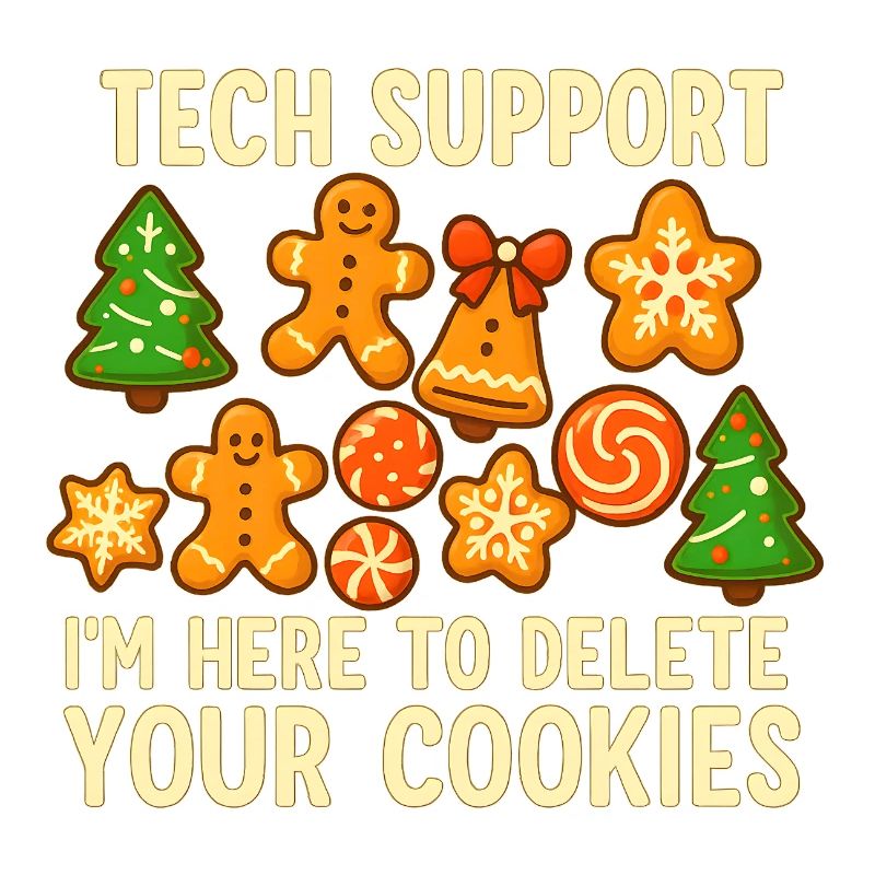 Support technique Cookie Noël Mème