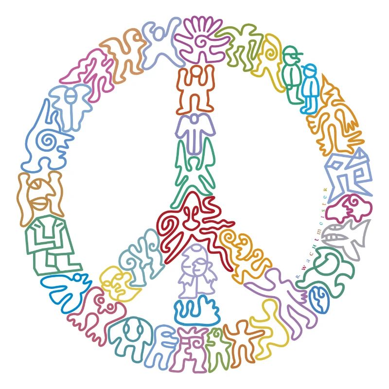 Peacezeichen-Figuren