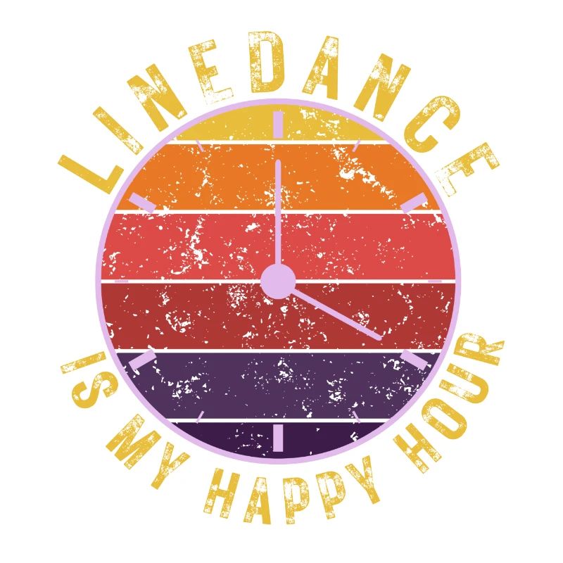 Geschenkidee: Linedance is my happy hour