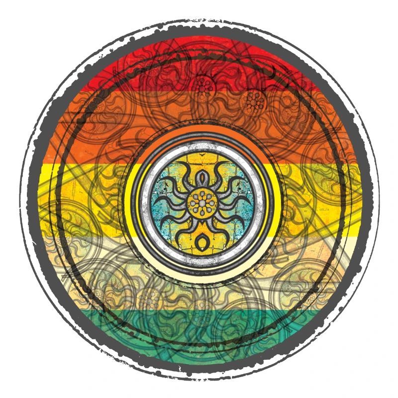 Kaleidoscopic Sun Pattern Context
