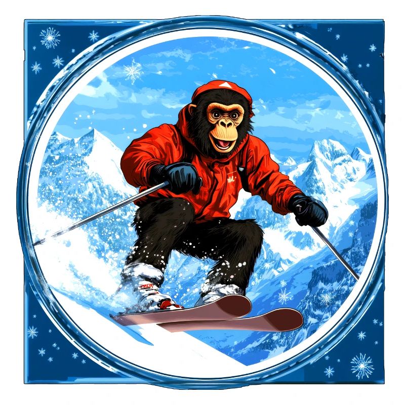 Ski Affe