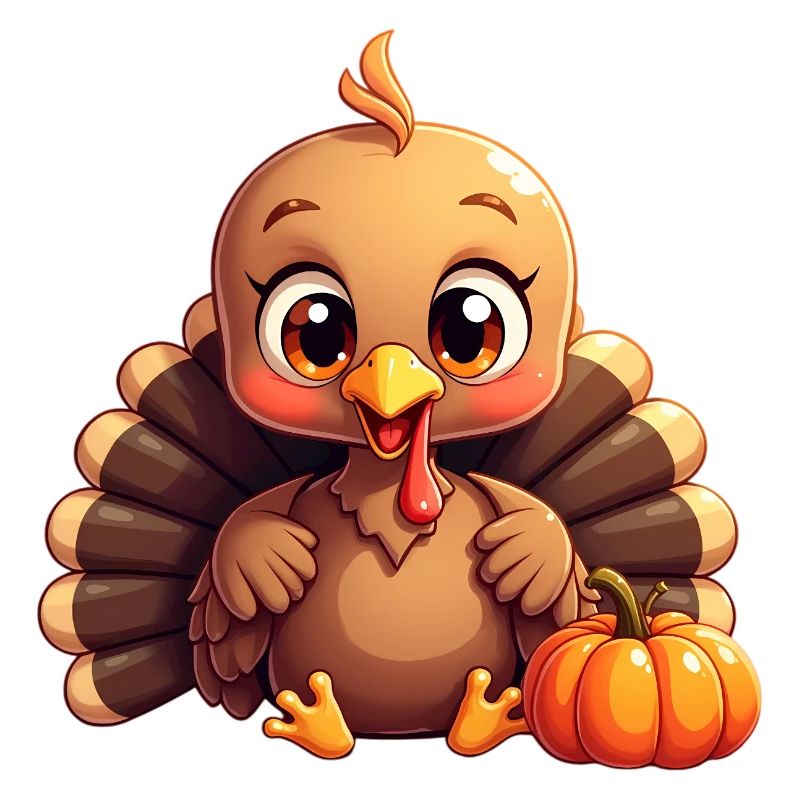 Bébé dinde de Thanksgiving