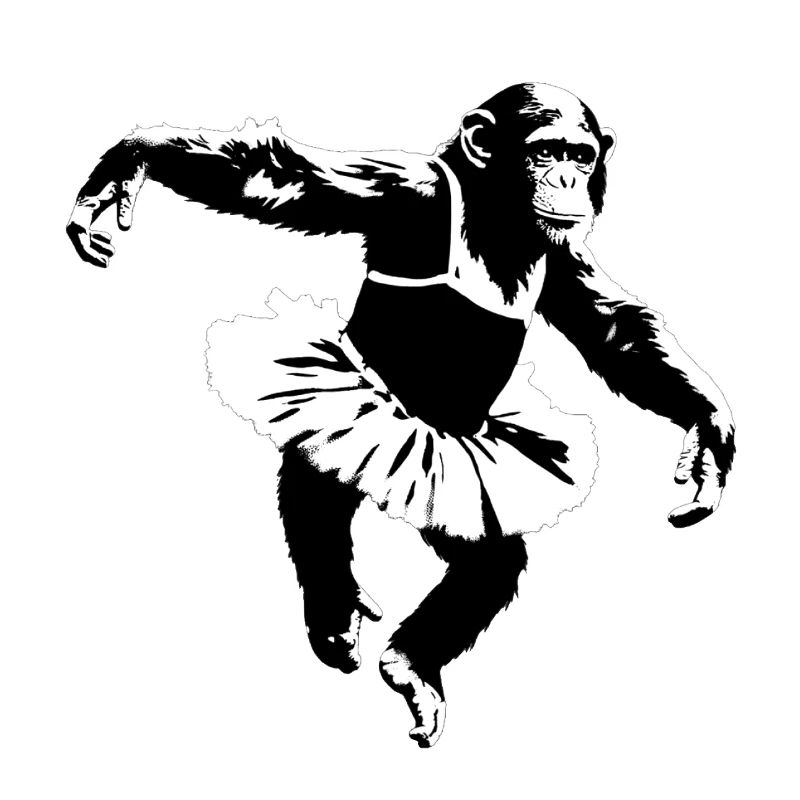 Chimpanzé dansant