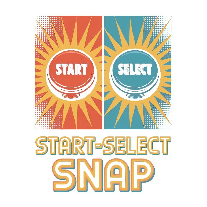 Start Select Snap Pop Culture Retro Video Game