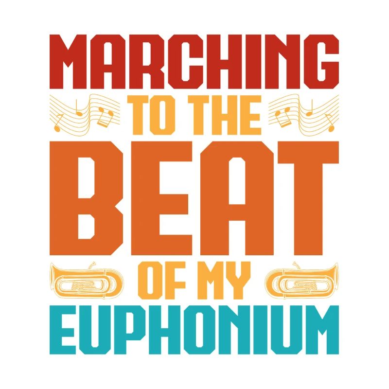 Euphonium Marching The Beat Baritone Marching Band