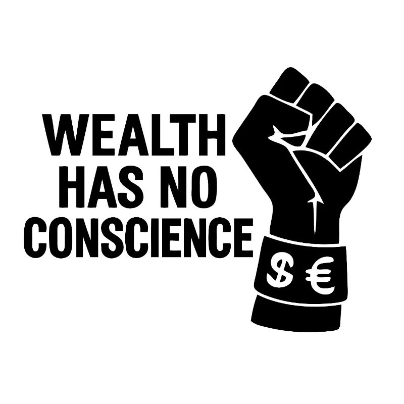 Wealth has no conscience