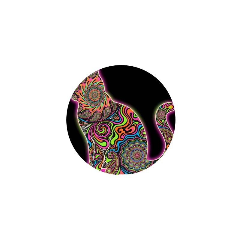 Psychedelic Cat Patterns