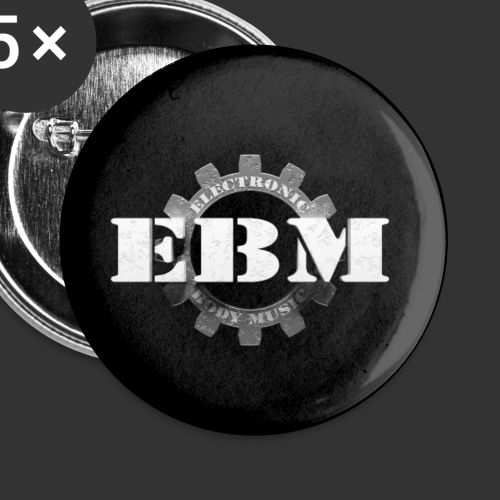 Ikona biegu muzyki elektronicznej EBM 2 - Przypinka mała 25 mm (pakiet 5 szt.)