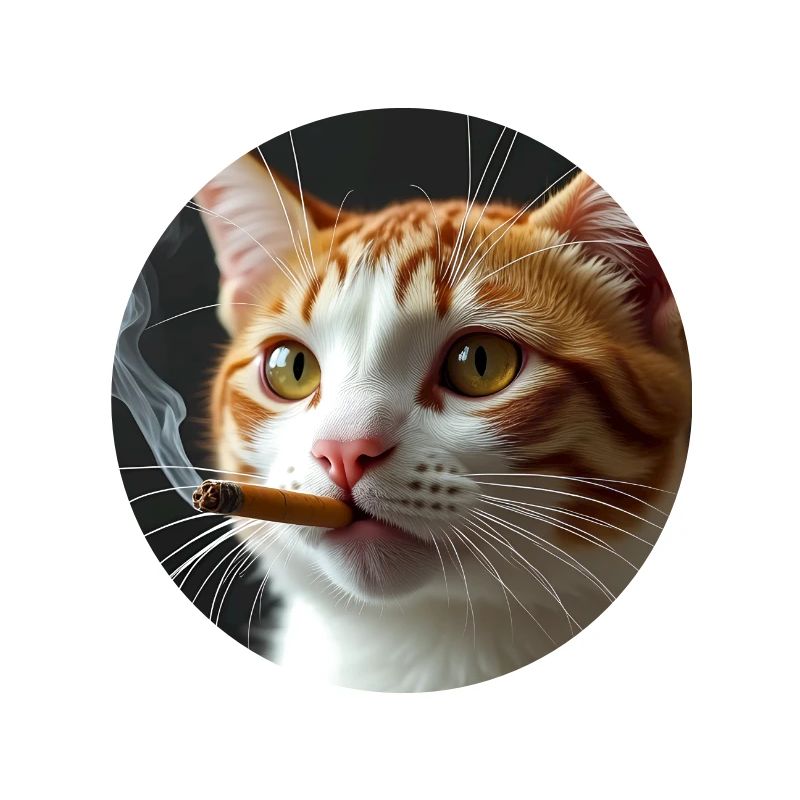 Fumer Chat Génération Z Mème Chat Fumer
