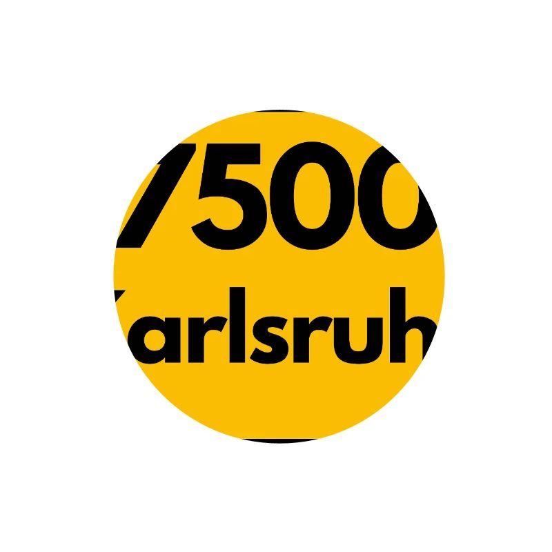 OLD POSTCODE ZIP CODE 7500 KARLSRUHE FÄCHERSTADT