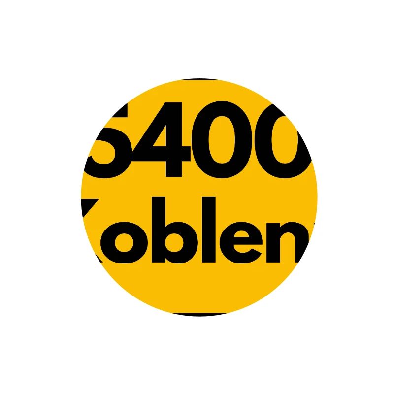 OLD POSTCODE POSTCODE RETRO 5400 KOBLENZ GERMAN