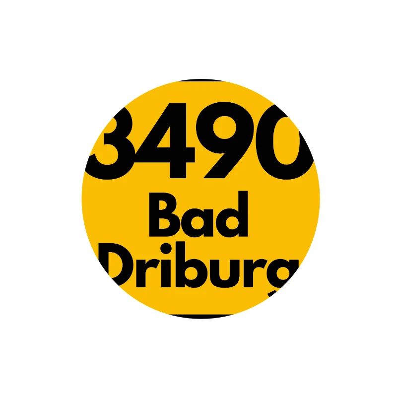ANCIEN CODE POSTAL RETRO 3490 BAD DRIBURG