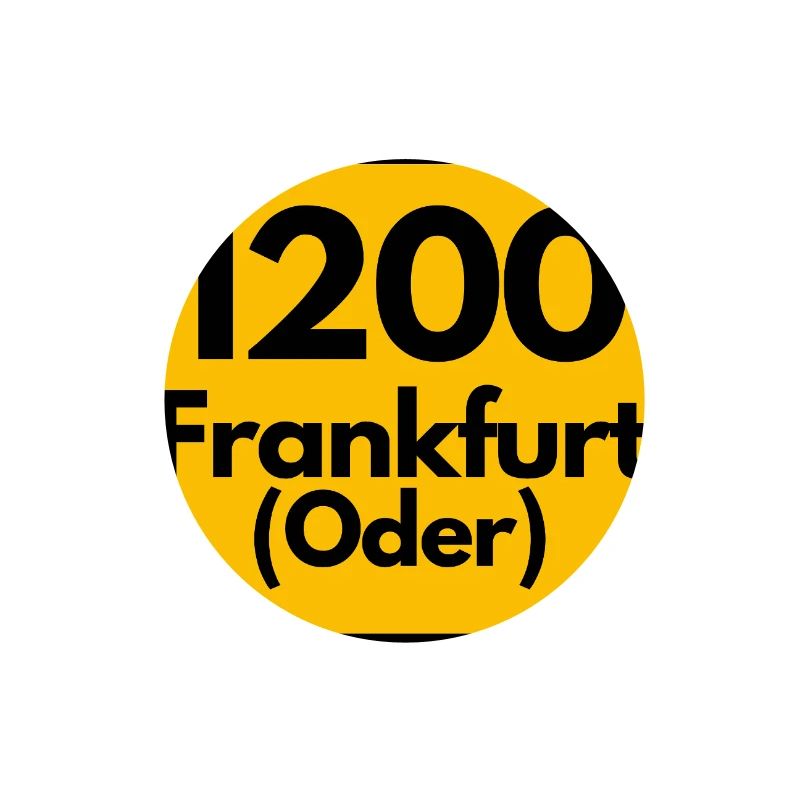 ALTE POSTLEITZAHL PLZ RETRO 1200 FRANKFURT ODER