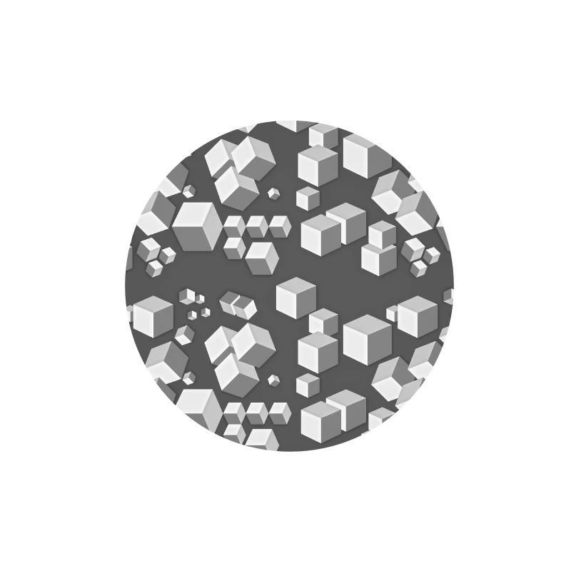 Deco pattern grey-white