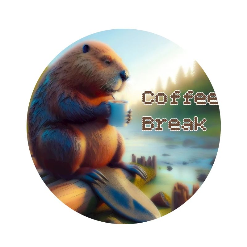 Biber Kaffeepause