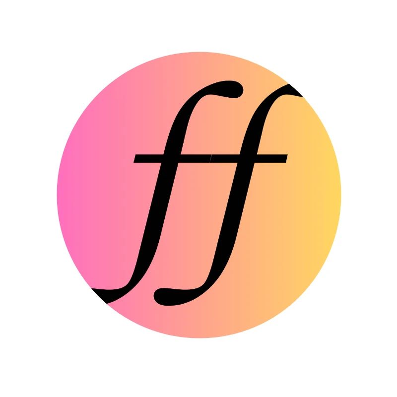 Fortissimo - Musik Monogram Gradient