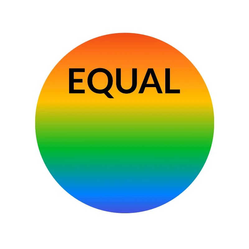 Rainbow Equal LGBT Pride Monat