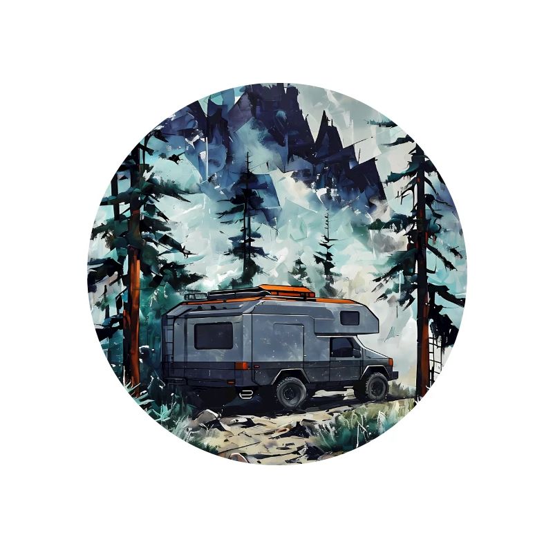 Explore the Unknown Forest Camper