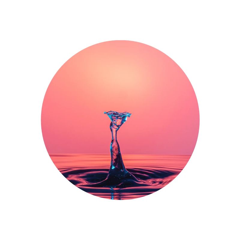 Éclaboussure abstraite liquide
