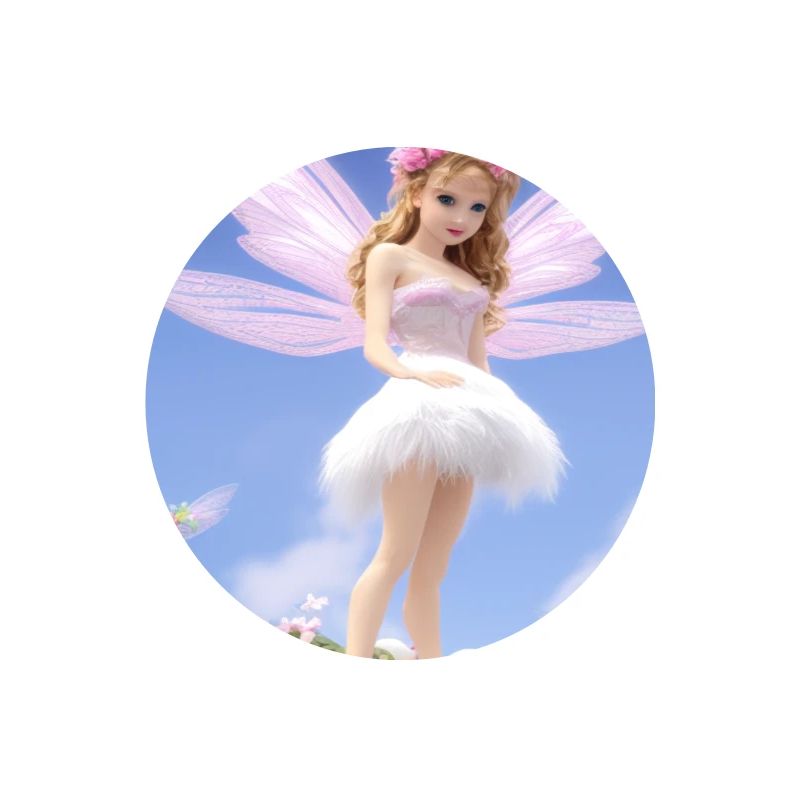 Pixie im Retro-Stil auf Ei - Ostern