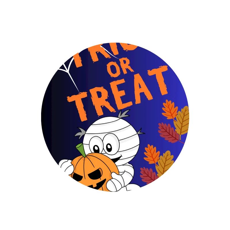 Trick oder Treat Mumie Kürbis